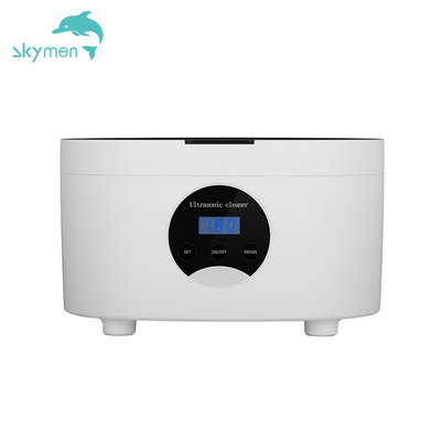Skymen Classic White Household Ultrasonic Cleaner 600ml ABS SUS 304 For Jewelry