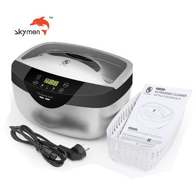 Skymen 2.5L Ultrasonic Gun Parts Cleaner 120W Stainless Tank Ultrasonic Coin Cleaner