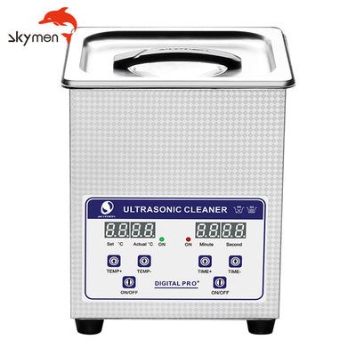 Skymen 2l 40khz 80w benchtop ultrasonic cleaner with digital timer &amp; heater