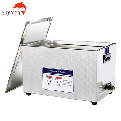 600W Skymen 30L Benchtop industrial ultrasonic cleaner for car tools/guns/PVD coating clean