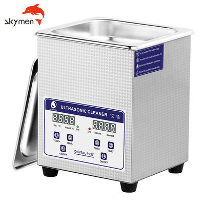 2l 60w light weight ultrasonic hand cleaner mechanical timer for contact lenses cleaning