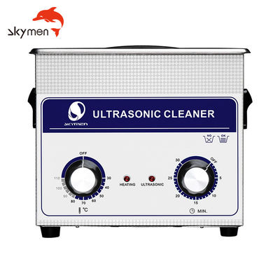 Commercial Skymen Ultrasonic Bath Cleaner SUS304 Mechanical 3.2L For Jewelry