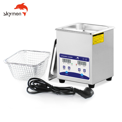 Stainless Steel Skymen Ultrasonic Cleaner 2L 120W FCC For Auto Parts