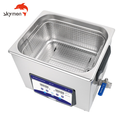 Large 10L Ultrasonic Cleaner 240W 40kHz with Degas Function Heating function for car Fuel Injector Cleaning