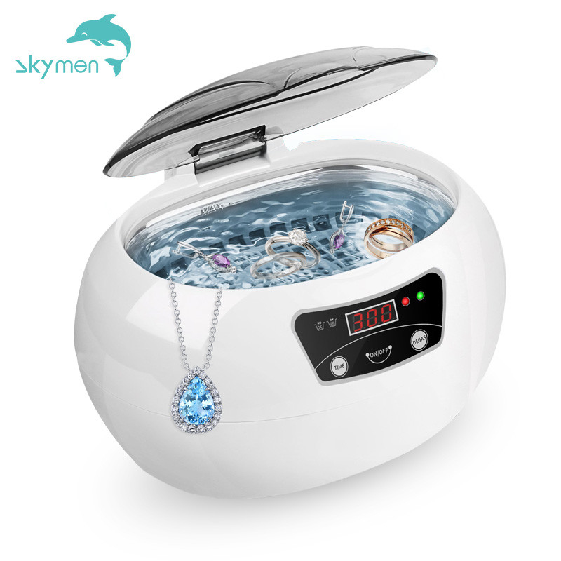 Skymen Jewellery Cleaner Ultrasonic Portable Ultrasound Machine Sonic Jewelry Cleaner