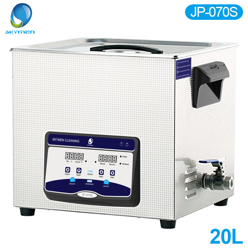 High Frequency 20Liters Digital Ultrasonic Cleaner For Metal Parts