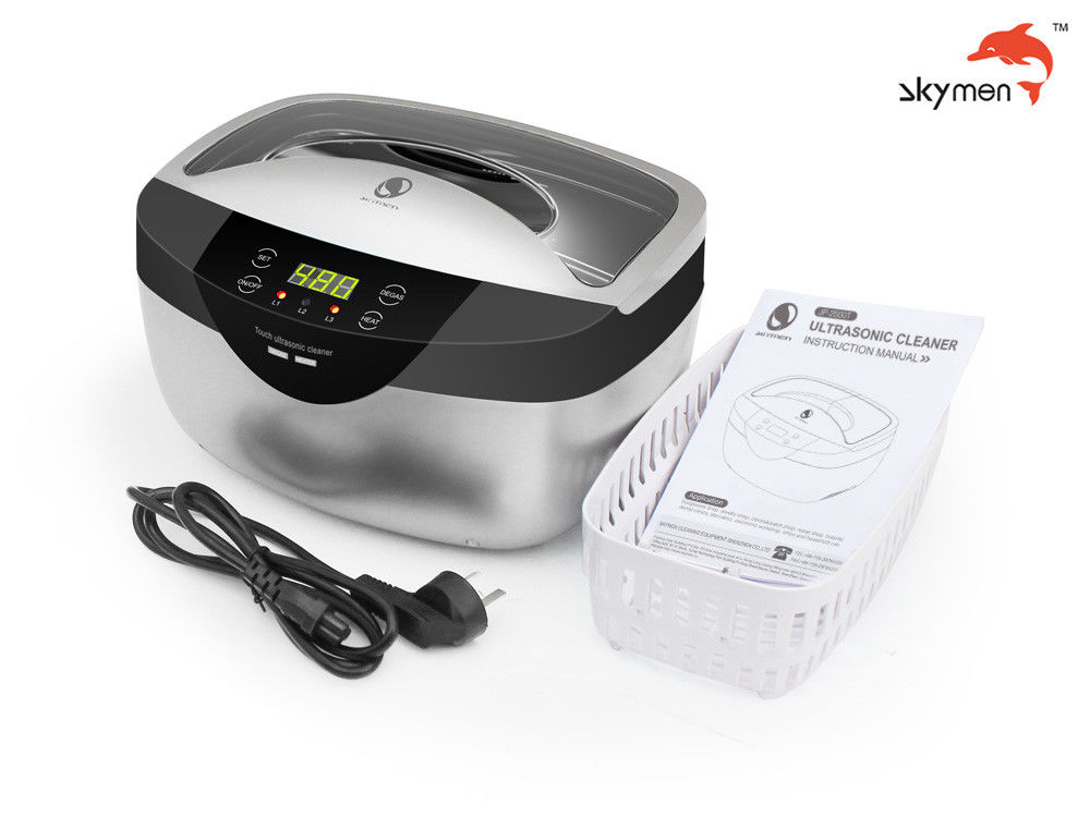 Skymen 2.5L 120W Stainless Tank 40KHz Household Glasses and Jewelries Ultrasonic Cleaner