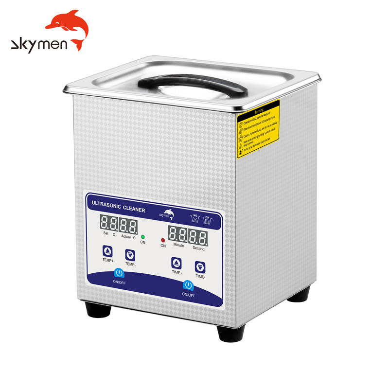 Stainless Steel Skymen Ultrasonic Cleaner 2L 120W FCC For Auto Parts