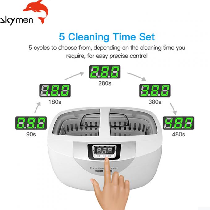 2.5L 40KHz 70W Ultrasonic Bath Cleaner Brass Cartridge Cases Skymen JP4820